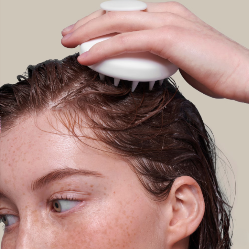 masseur de cuir chevelu en silicone