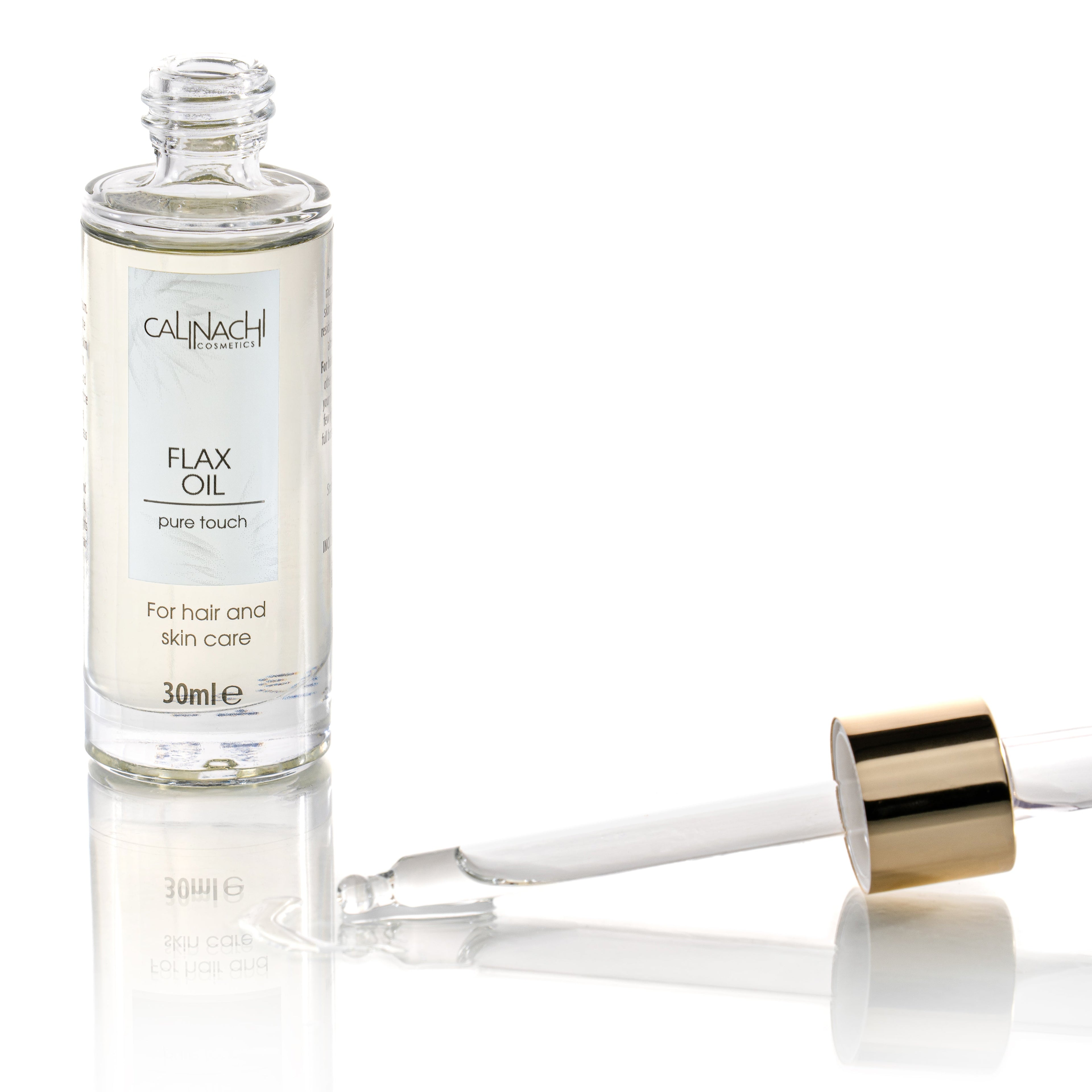 Huile de lin, 30 ml.