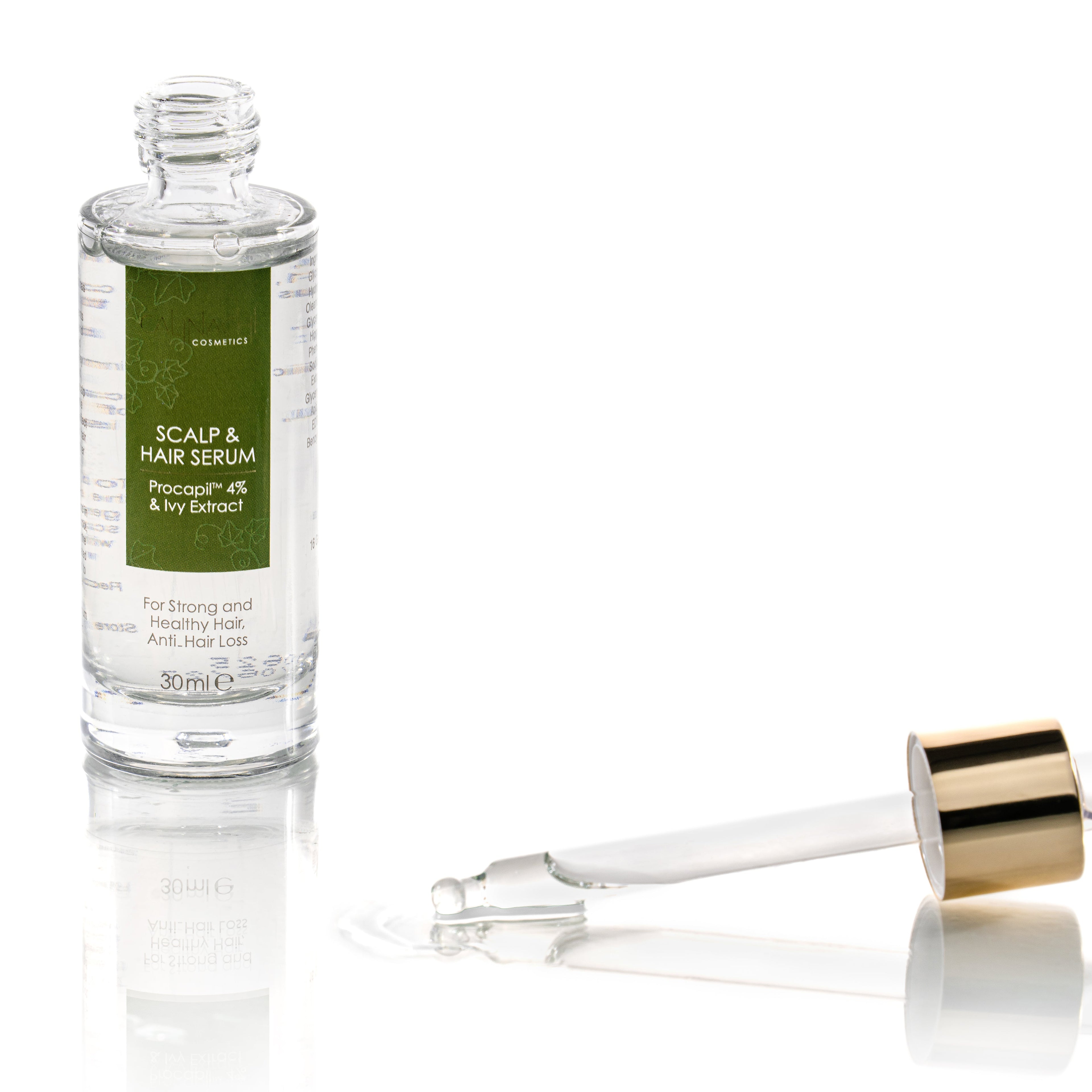 Sérum anti-chute pour le cuir chevelu et les cheveux, Procapil 4 % et extrait de lierre